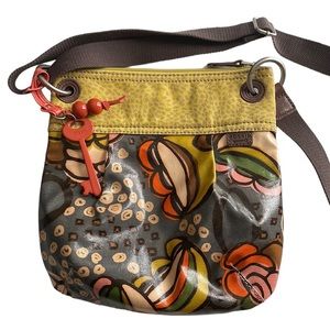 Fossil Floral Crossbody Bag